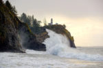 Wave at Cape Disappointment Lighthouse, Washington