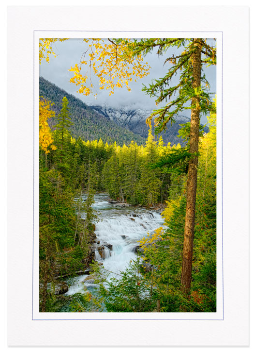 McDonald Falls, Glacier Natl Park,