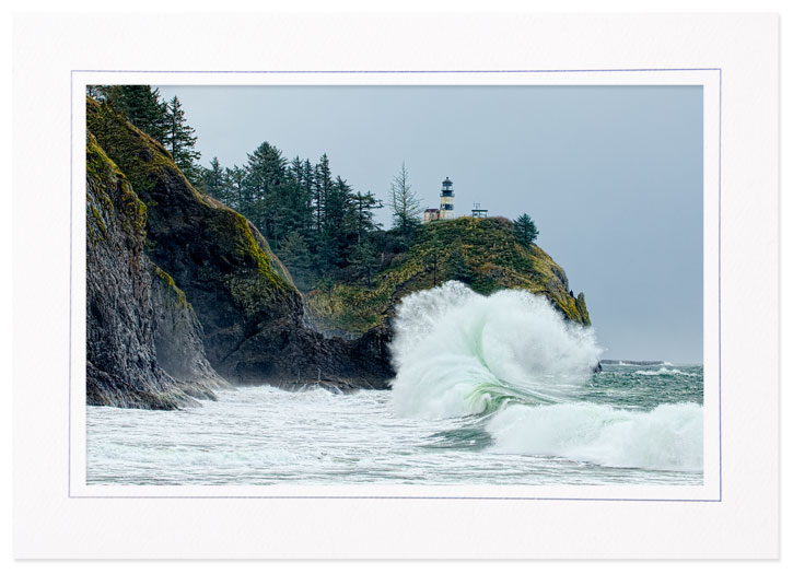 Wave at Cape Disappointment Lighthouse