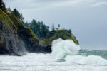 Wave at Cape Disappointment Lighthouse Wave at Cape Disappointment Lighthouse