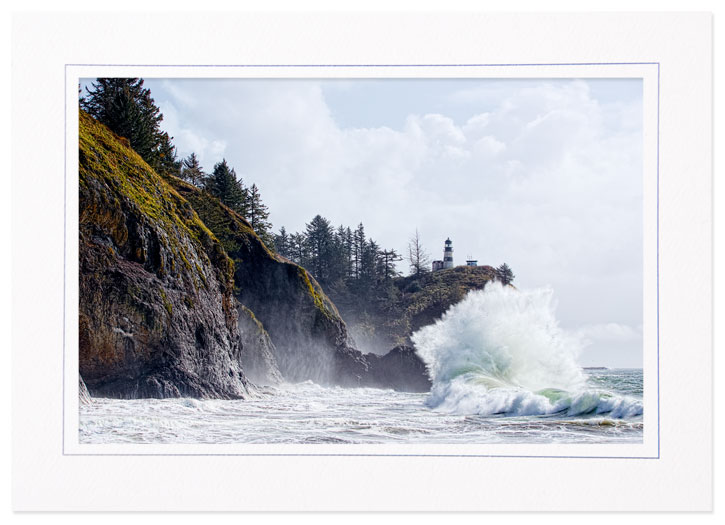 Wave at Cape Disappointment Lighthouse