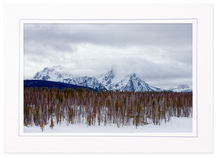 Clearing Storm on the Sawtooth Mountains