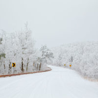 Winter Wonderland on the Talimena Byway, Arkansas
