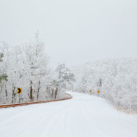 Winter Wonderland on the Talimena Byway, Arkansas