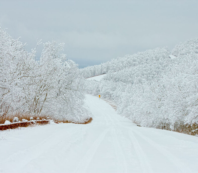 Winter Wonderland on the Talimena Byway, Arkansas