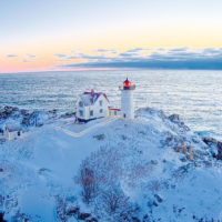 Nubble Lighthouse After the Snow