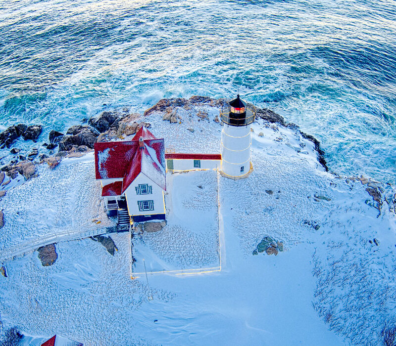 Nubble Lighthouse After the Snow