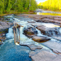 Manido Falls, Porcupine Mountain Wilderness State Park, Michigan