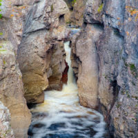 Falls on Cascade River, Minnesota