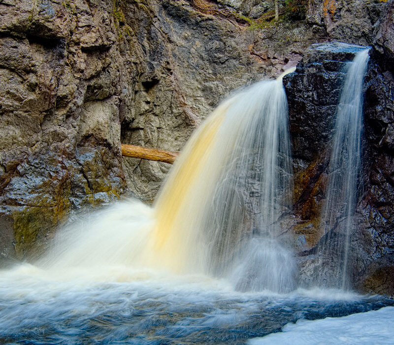 Falls on Cascade River, Minnesota