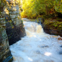 Falls on Cascade River, Minnesota