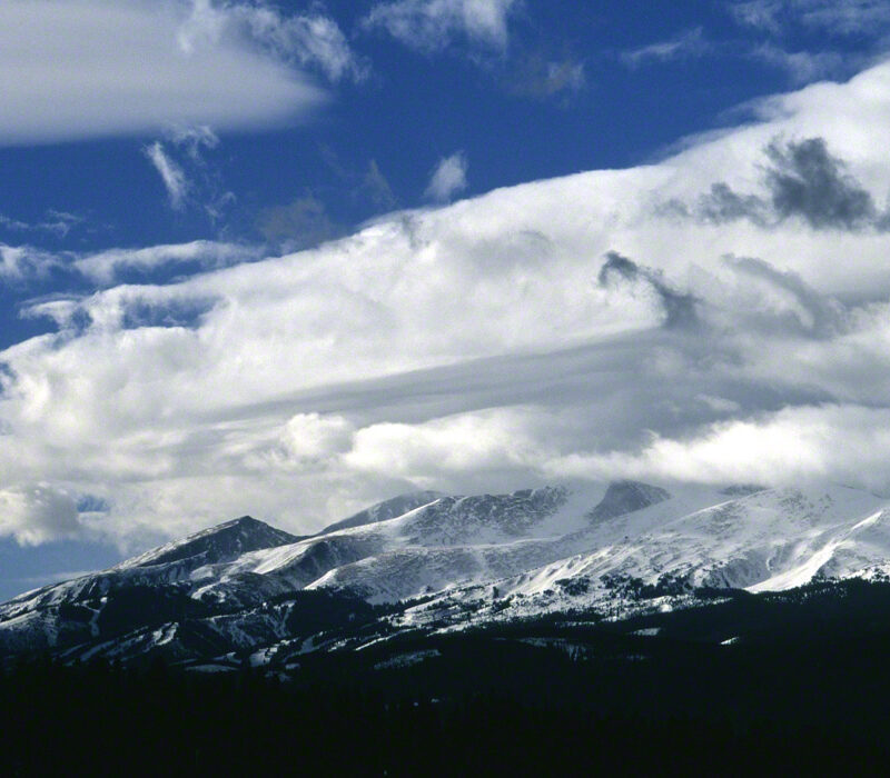 Clouds on the Rockies