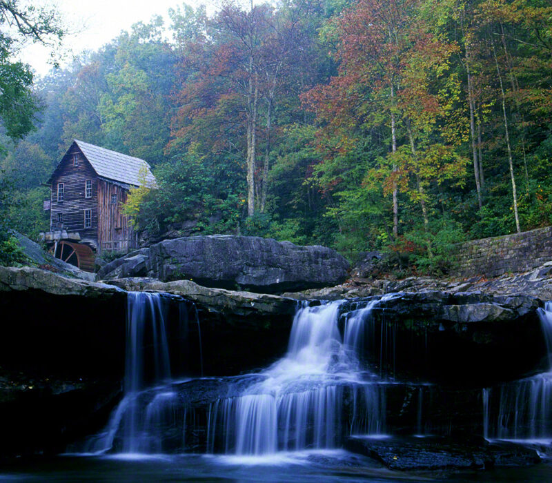 Waterfall at Glade Creek Grist Mill