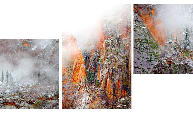 Snow-in-ZionTriptych (click on to view entire image)